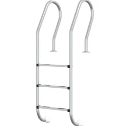 vidaXL Piscina Y Spa-Escalera para piscina acero inoxidable 304 54x38x158 cm