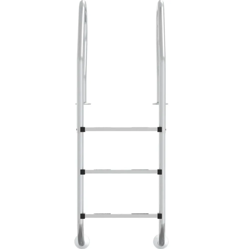 vidaXL Piscina Y Spa-Escalera para piscina acero inoxidable 304 54x38x158 cm