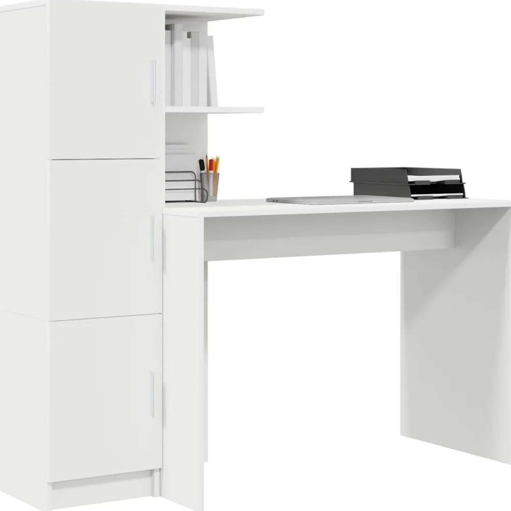 vidaXL Mobiliario De Oficina-Escritorio 2 pcs