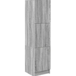 vidaXL Escritorio 2 pcs Gris sonoma Online
