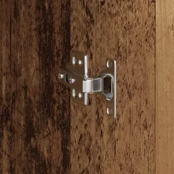 vidaXL Mobiliario De Oficina-Escritorio 2 pcs Madera vieja