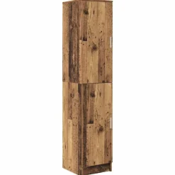 vidaXL Mobiliario De Oficina-Escritorio 2 pcs Madera vieja