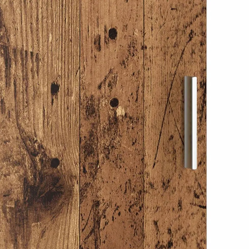 vidaXL Mobiliario De Oficina-Escritorio 2 pcs Madera vieja