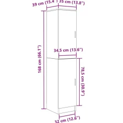 vidaXL Mobiliario De Oficina-Escritorio 2 pcs Roble artesanal
