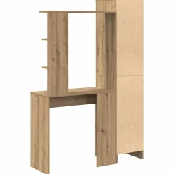 vidaXL Mobiliario De Oficina-Escritorio 2 pcs Roble artesanal