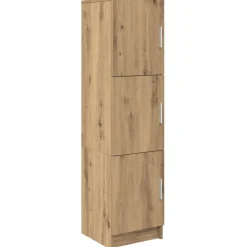 vidaXL Escritorio 2 pcs Roble artesanal Roble artisan New