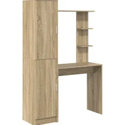 vidaXL Escritorio 2 pcs Roble Sonoma Sale