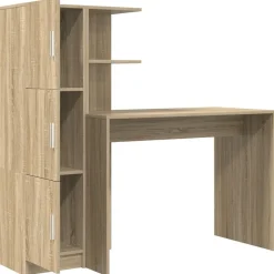 vidaXL Escritorio 2 pcs Roble Sonoma Outlet
