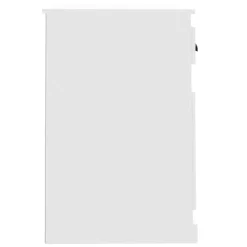 vidaXL Mobiliario De Oficina-Escritorio cajón madera contrachapada blanco brillo 115x50x75cm