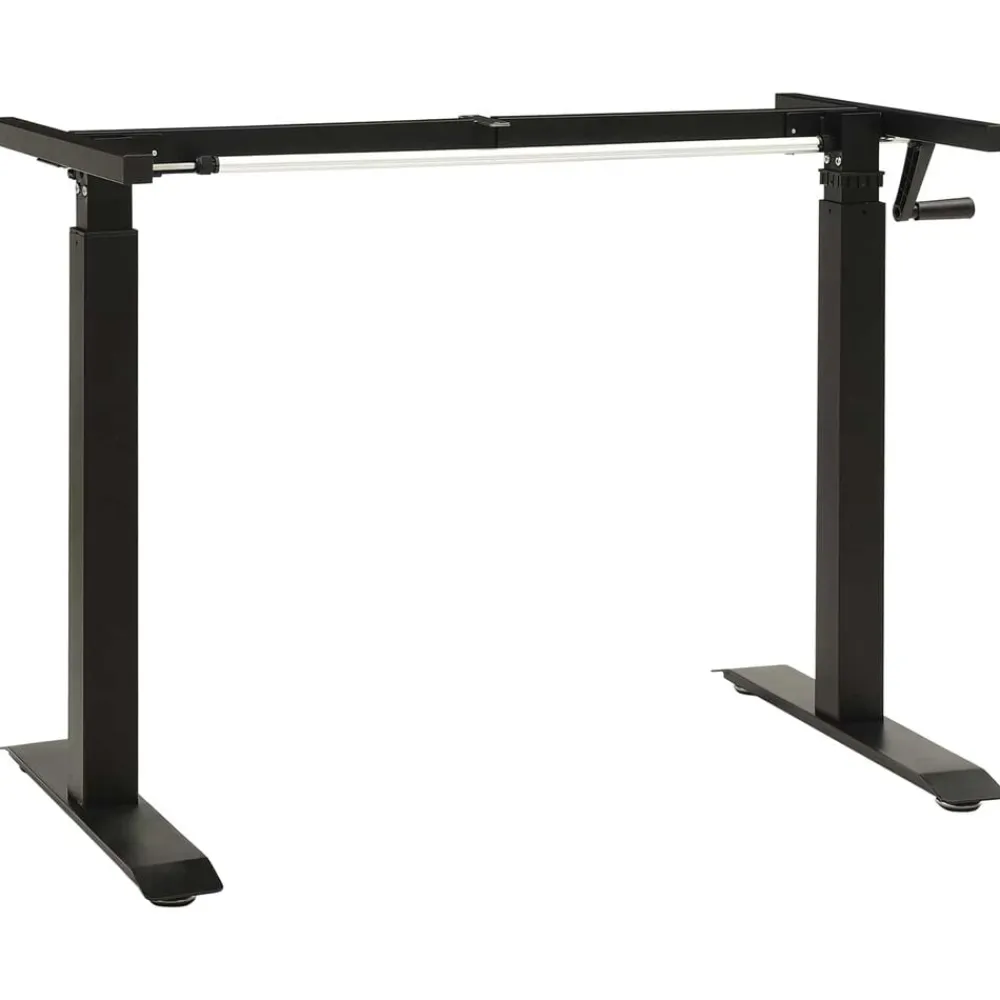 vidaXL Mobiliario De Oficina-Escritorio con almacenamiento Negro y Marrón Claro 140 x 60 cm