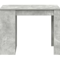 vidaXL Escritorio con cajón estante madera contrachapada gris hormigón Gris hormig&oacute;n Best