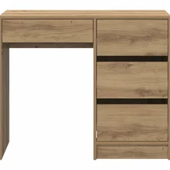 vidaXL Mobiliario De Oficina-Escritorio con cajón Roble artesanal 90 x 37.5 x 75 cm