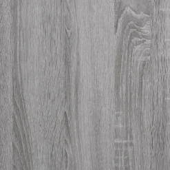 vidaXL Escritorio con cajones contrachapada 102x50x76 cm Gris sonoma New
