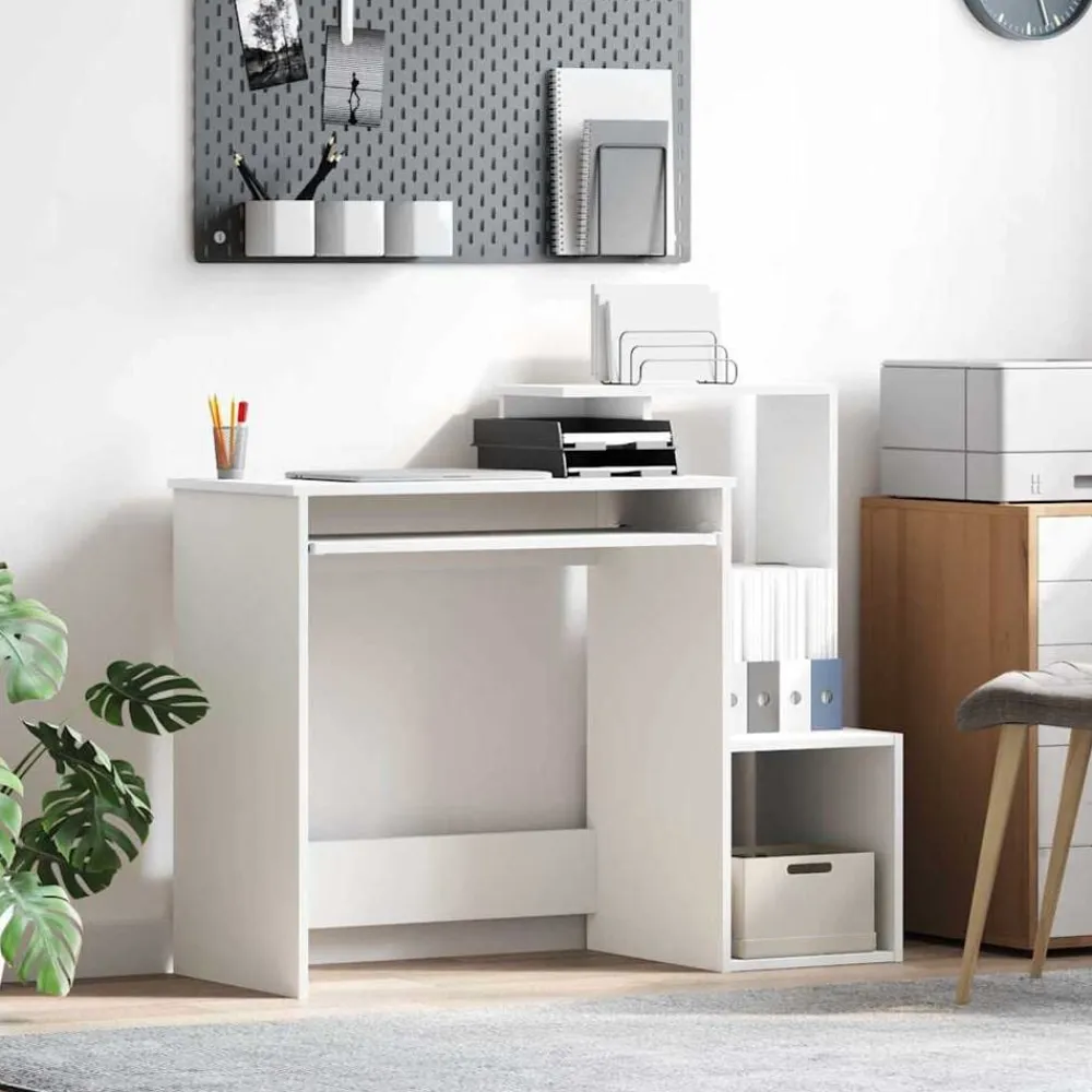 vidaXL Mobiliario De Oficina-Escritorio con cajón 106 x 41 x 88.5 cm Madera de ingeniería