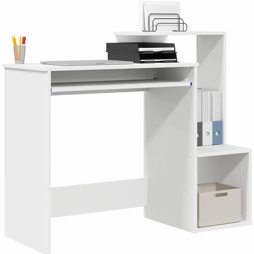 vidaXL Mobiliario De Oficina-Escritorio con cajón 106 x 41 x 88.5 cm Madera de ingeniería