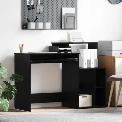vidaXL Mobiliario De Oficina-Escritorio con cajón 120,5 x 44 x 88,5 cm