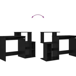 vidaXL Mobiliario De Oficina-Escritorio con cajón 120,5 x 44 x 88,5 cm