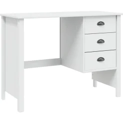 vidaXL Mobiliario De Oficina-Escritorio con cajones Hill 100 x 45 x 74 cm Pino macizo