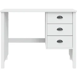 vidaXL Mobiliario De Oficina-Escritorio con cajones Hill 100 x 45 x 74 cm Pino macizo