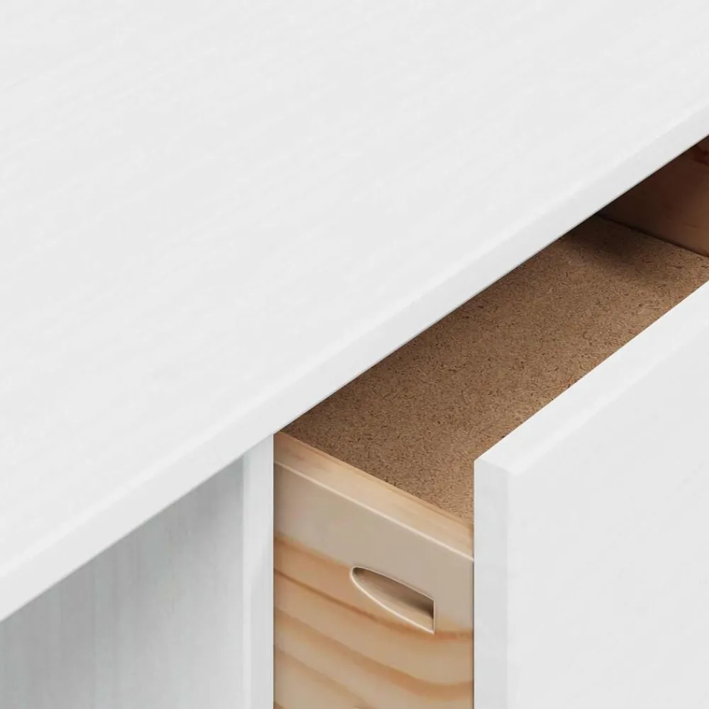 vidaXL Mobiliario De Oficina-Escritorio con cajones Hill 100 x 45 x 74 cm Pino macizo