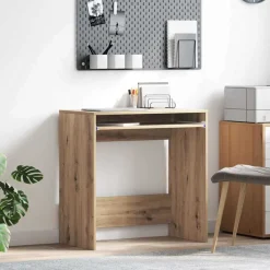 vidaXL Mobiliario De Oficina-Escritorio con cajón Roble artesanal 77.5 x 43 x 79 cm