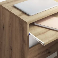 vidaXL Mobiliario De Oficina-Escritorio con cajón Roble artesanal 77.5 x 43 x 79 cm