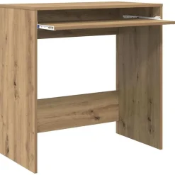 vidaXL Mobiliario De Oficina-Escritorio con cajón Roble artesanal 77.5 x 43 x 79 cm