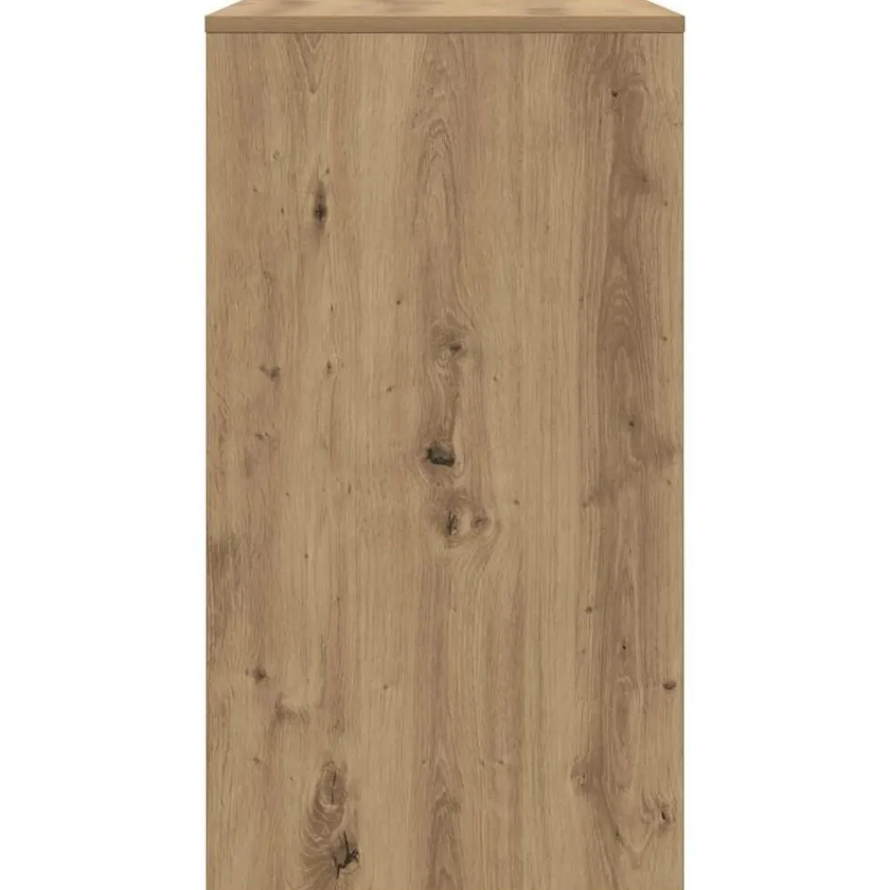 vidaXL Mobiliario De Oficina-Escritorio con cajón Roble artesanal 77.5 x 43 x 79 cm