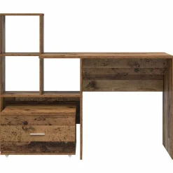 vidaXL Mobiliario De Oficina-Escritorio con cajón 131,5 x 50 x 106,5 cm