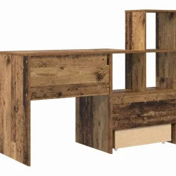 vidaXL Mobiliario De Oficina-Escritorio con cajón 131,5 x 50 x 106,5 cm