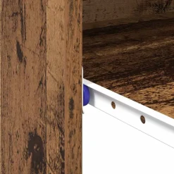 vidaXL Escritorio con cajón 77.5 x 43 x 79 cm Madera envejecida