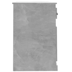 vidaXL Escritorio con cajón madera gris hormigón 115x50x75 cm Gris hormig&oacute;n Outlet