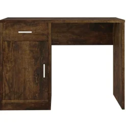 vidaXL Mobiliario De Oficina-Escritorio con cajón y armario contrachapada 100x40x73 cm