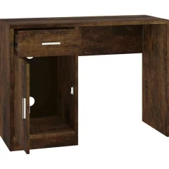 vidaXL Mobiliario De Oficina-Escritorio con cajón y armario contrachapada 100x40x73 cm