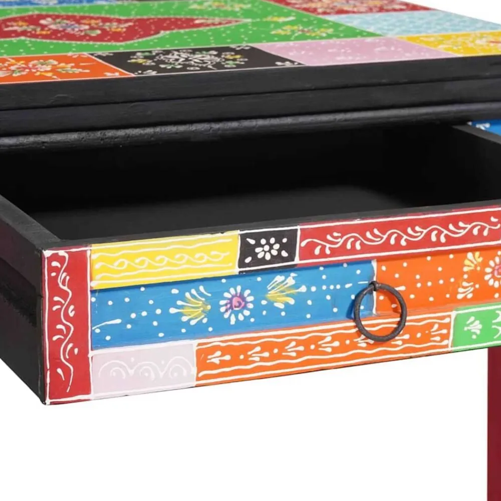 vidaXL Mobiliario De Oficina-Escritorio con cajón Multicolor 100 x 50 x 77 cm