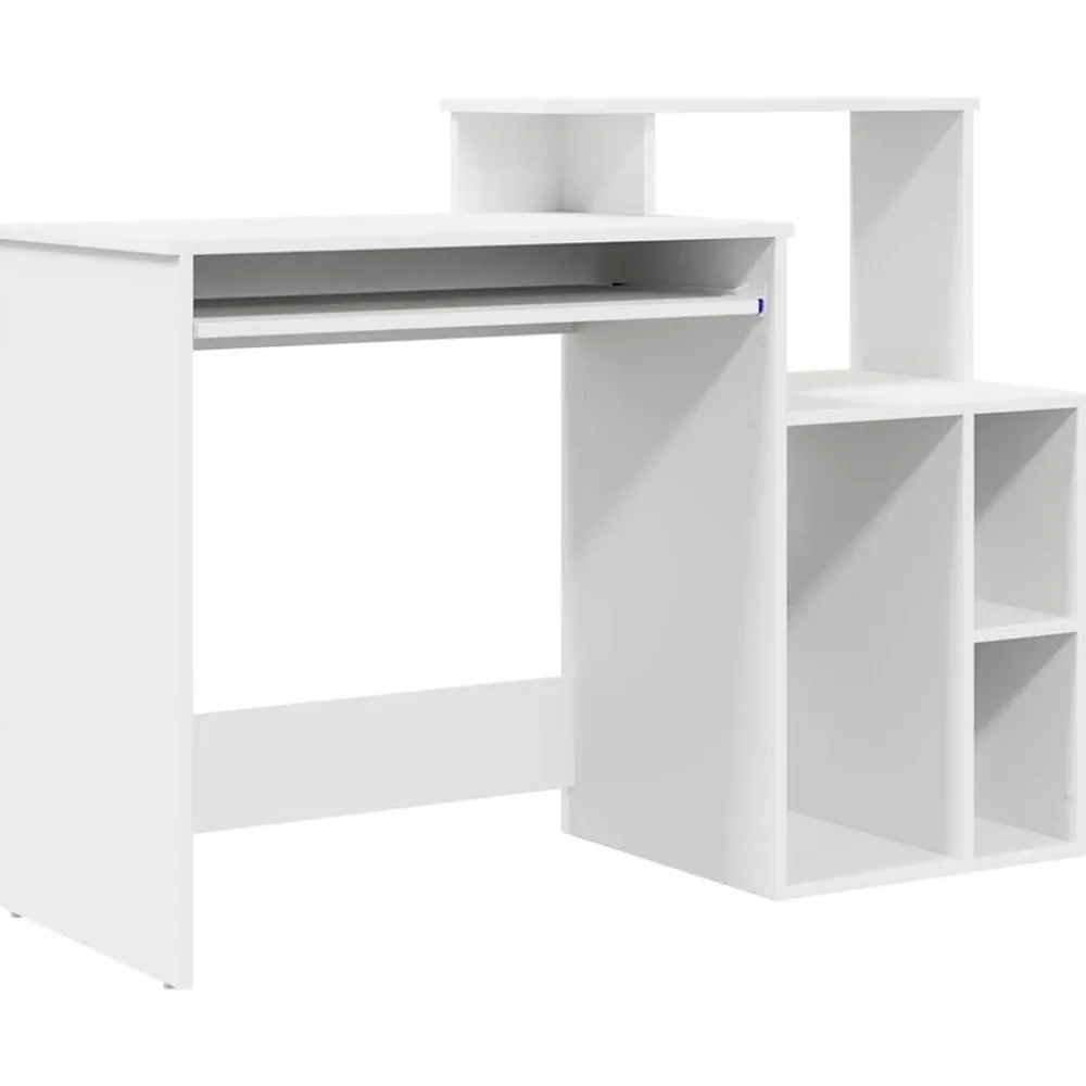 vidaXL Mobiliario De Oficina-Escritorio con cajón 120,5 x 44 x 88,5 cm Madera de ingeniería