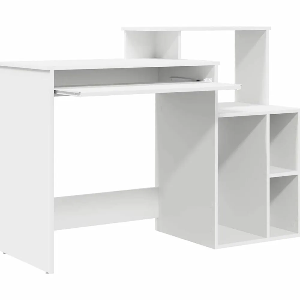 vidaXL Mobiliario De Oficina-Escritorio con cajón 120,5 x 44 x 88,5 cm Madera de ingeniería