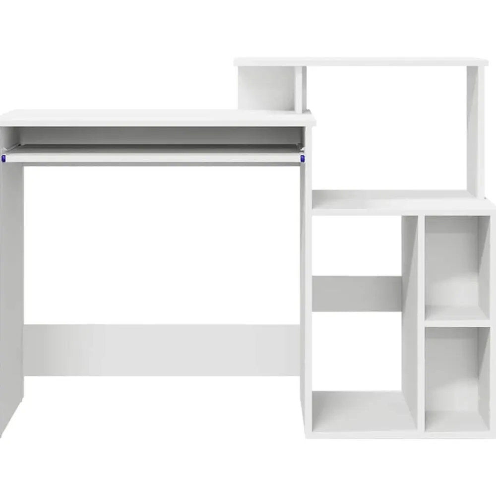 vidaXL Mobiliario De Oficina-Escritorio con cajón 120,5 x 44 x 88,5 cm Madera de ingeniería
