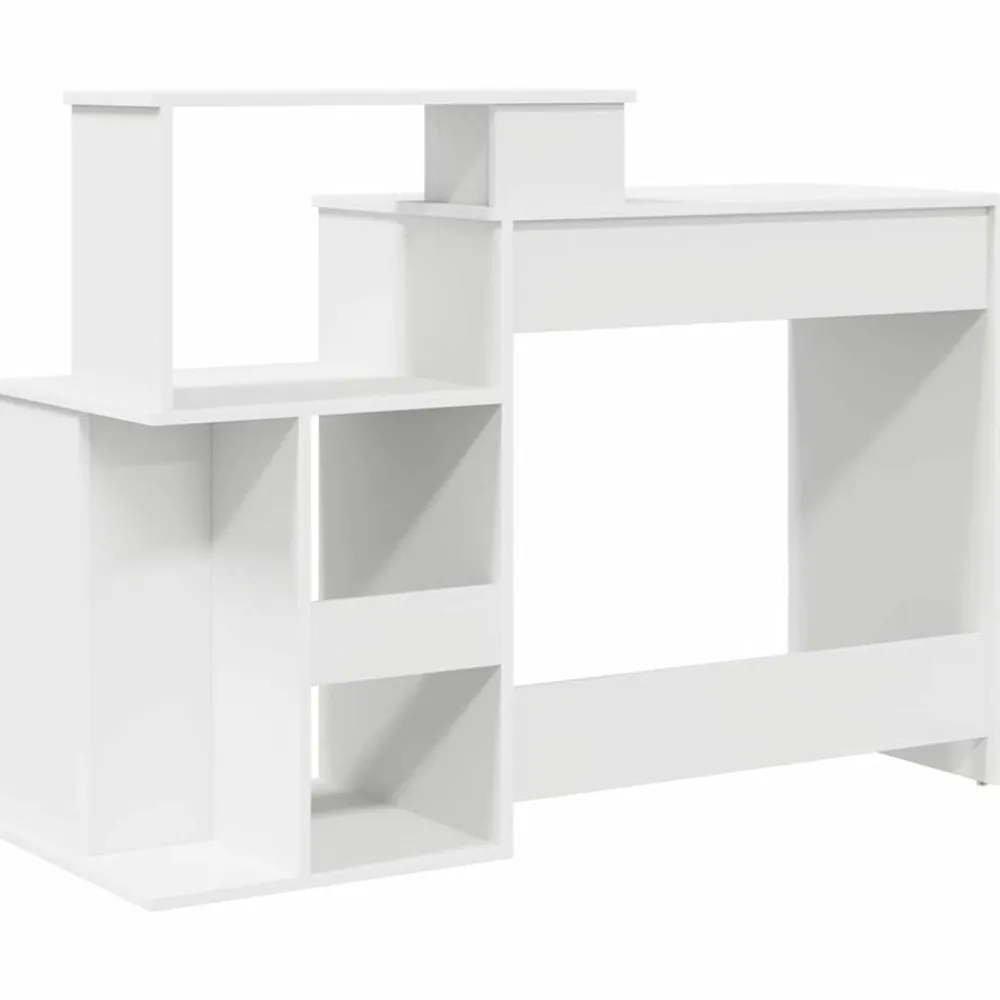 vidaXL Mobiliario De Oficina-Escritorio con cajón 120,5 x 44 x 88,5 cm Madera de ingeniería
