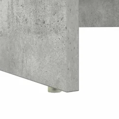 vidaXL Escritorio con cajón Gris Concreto 120,5 x 44 x 88,5 cm Gris hormig&oacute;n New