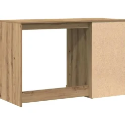 vidaXL Escritorio con cajón Roble artesanal 50 x 115 x 75 cm Roble artisan Hot