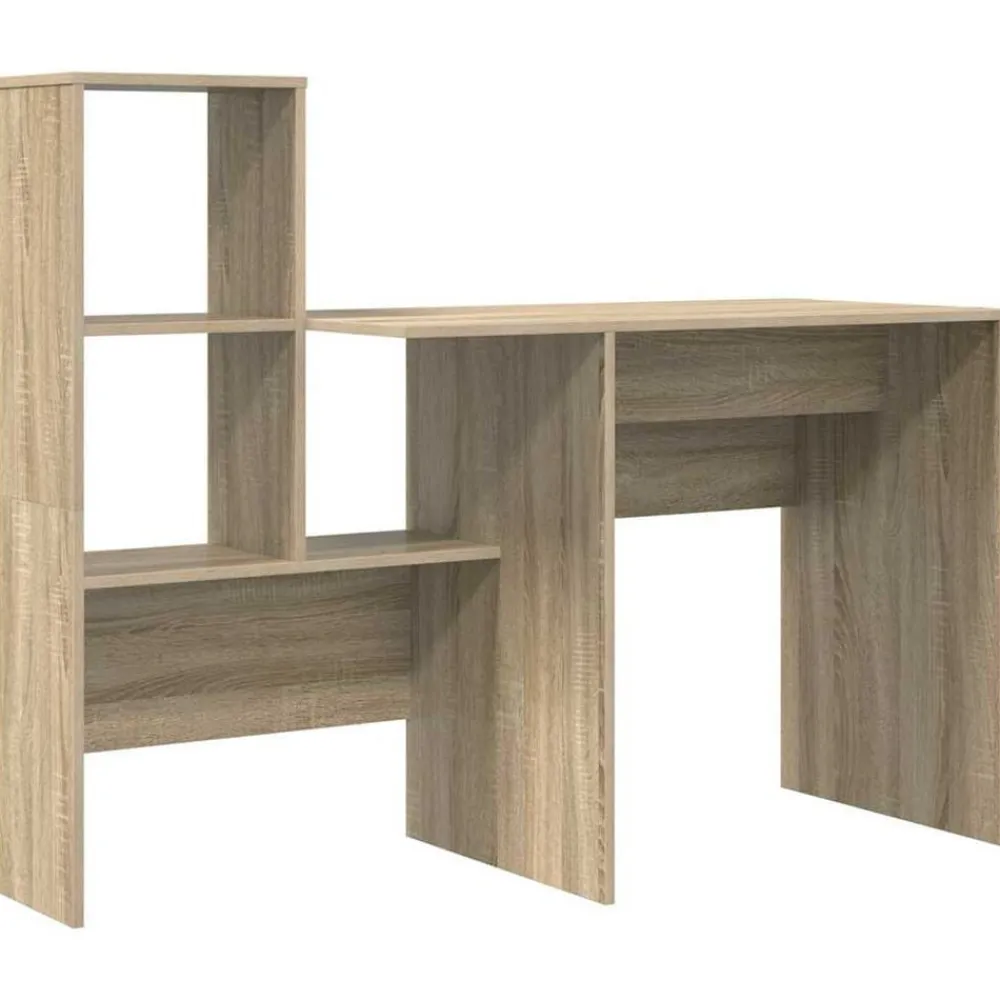 vidaXL Mobiliario De Oficina-Escritorio con cajón 131,5 x 50 x 106,5 cm