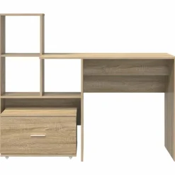 vidaXL Mobiliario De Oficina-Escritorio con cajón 131,5 x 50 x 106,5 cm