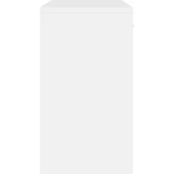 vidaXL Mobiliario De Oficina-Escritorio con cajón y armario contrachapada 100x40x73 cm