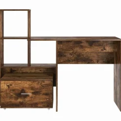 vidaXL Mobiliario De Oficina-Escritorio con cajón 131,5 x 50 x 106,5 cm