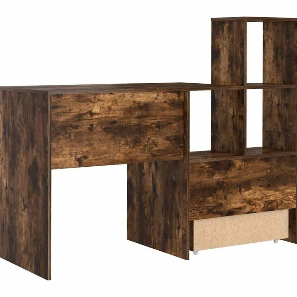 vidaXL Mobiliario De Oficina-Escritorio con cajón 131,5 x 50 x 106,5 cm