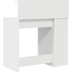 vidaXL Mobiliario De Oficina-Escritorio con estante 90 x 48 x 101,5 cm Madera de ingeniería