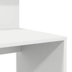 vidaXL Mobiliario De Oficina-Escritorio con estante 90 x 48 x 101,5 cm Madera de ingeniería