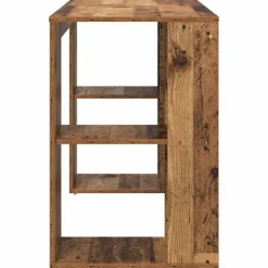 vidaXL Mobiliario De Oficina-Escritorio con estante 130 x 50.5 x 75 cm