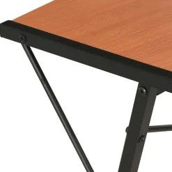 vidaXL Escritorio con estantería negro y marrón 116x50x93 cm Negro y marrón Sale